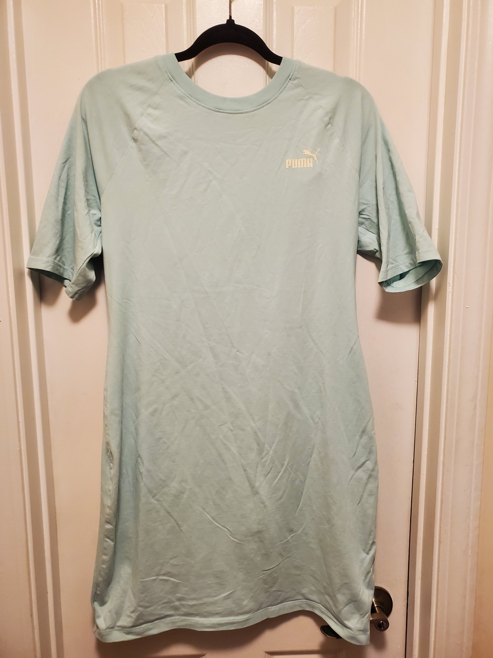 PUMA Women’s Light Mint Crew Neck T-Shirt Dress
